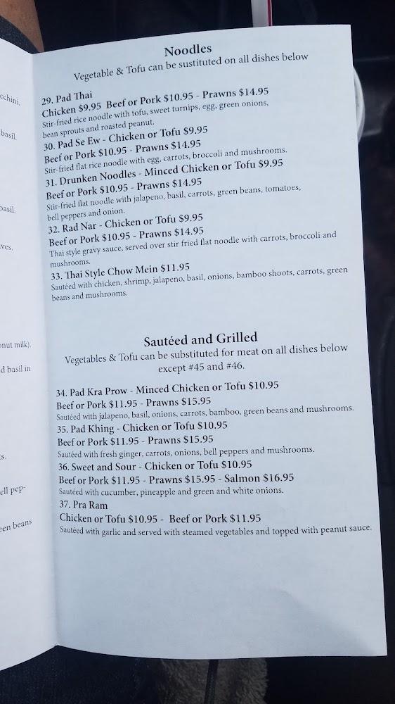 Chalerm Thai Bistro Menu image 3