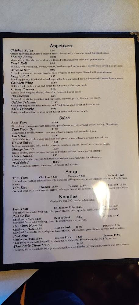 Chalerm Thai Bistro Menu image 4